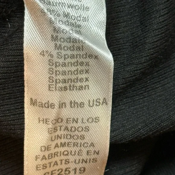 NWT Michael Stars Marine Maxi Ultra Rib‎ Knit Dress in Black. Size LP - Picture 10 of 10